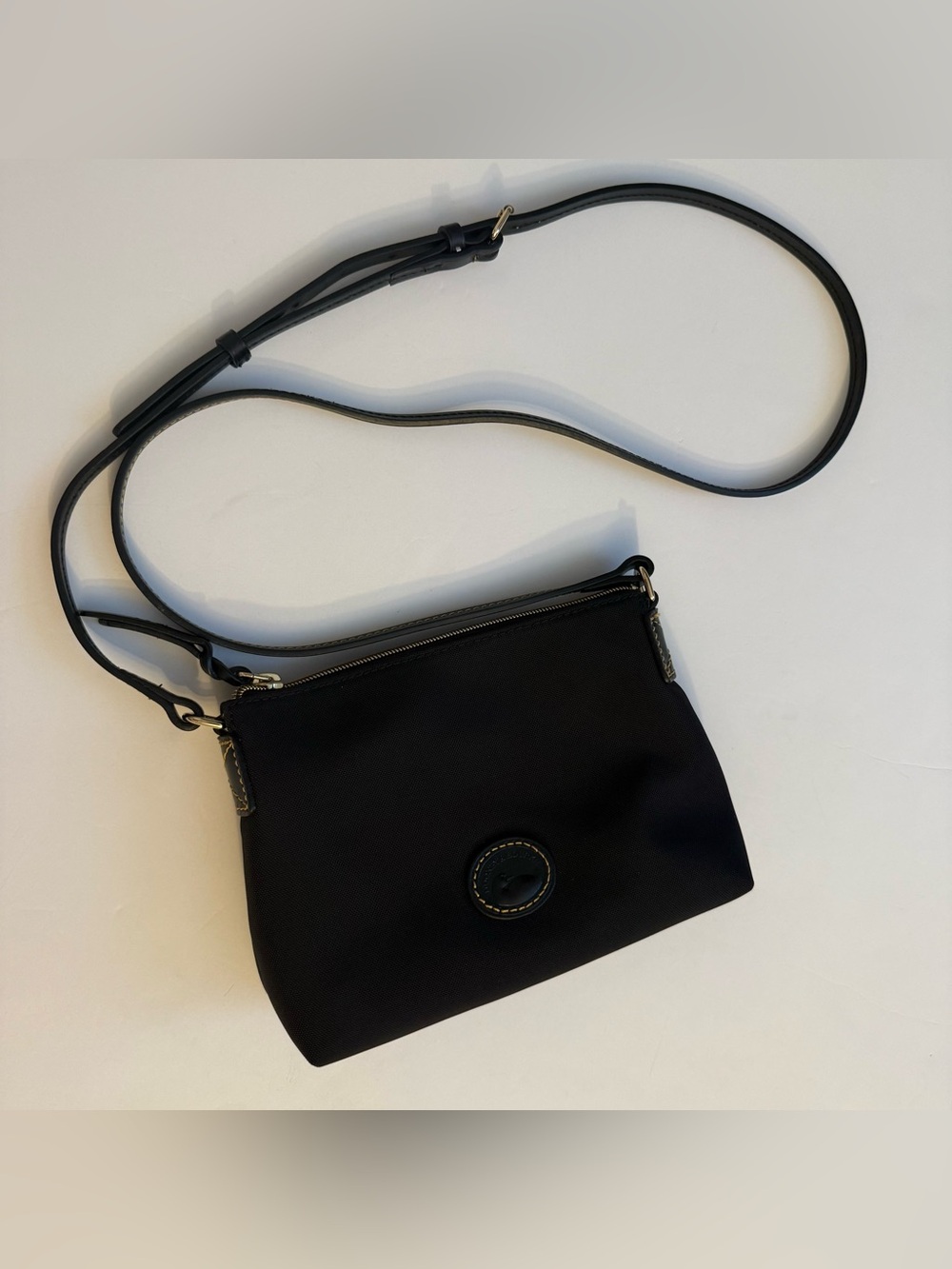 Dooney & Bourke Black Crossbody Bag with Adjustable Strap Like New